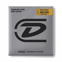 Dunlop DBSBS40120S Super Bright Steel комплект струн пятиструнной бас-гитары