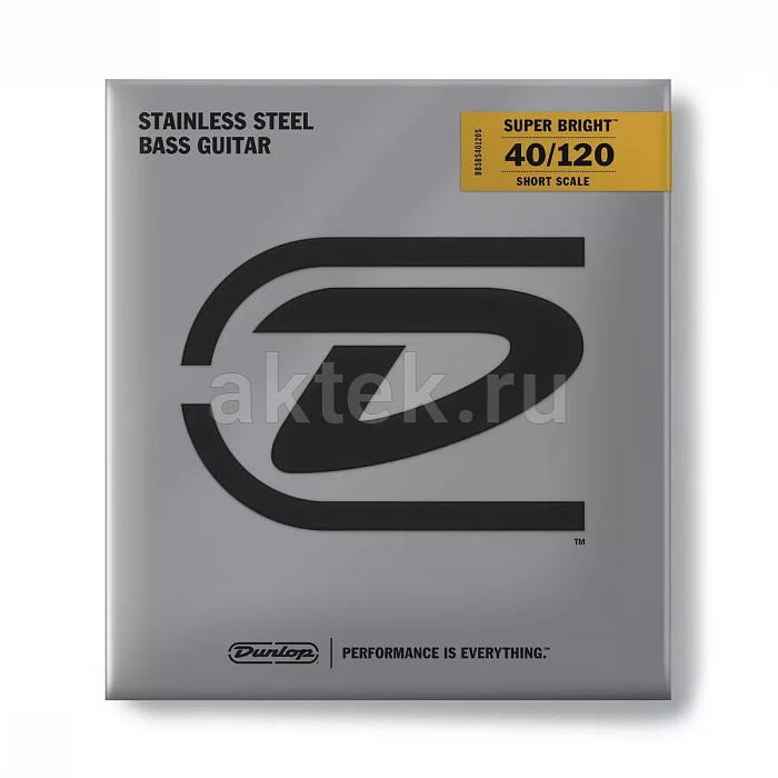 Dunlop DBSBS40120S Super Bright Steel комплект струн пятиструнной бас-гитары