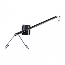 K&M 16295-000-55 настенный держатель электрогитары, стальной, чёрный