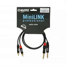 Klotz KT-CJ090 кабель Jack 6,3–RCA
