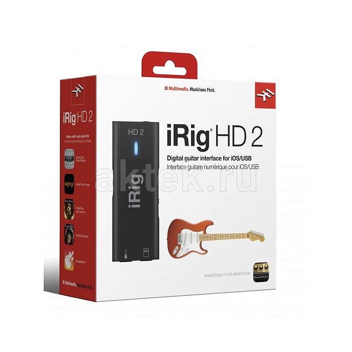 Аудиоинтерфейс IK MULTIMEDIA iRig-HD2 6