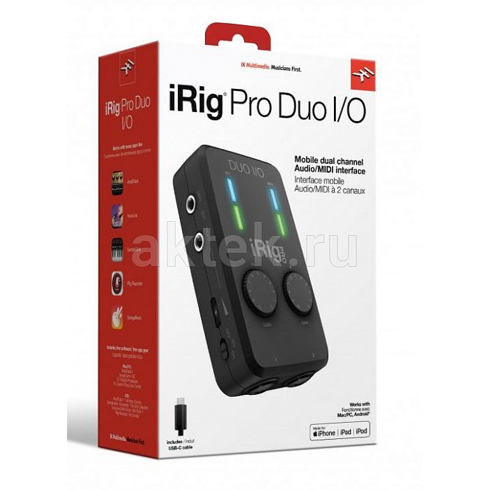 Аудио и MIDI-интерфейс IK MULTIMEDIA iRig-PRODUOIO 9