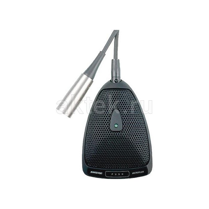 Shure MX393/C Black конденсаторный кардиоидный граничный микрофон с XLR