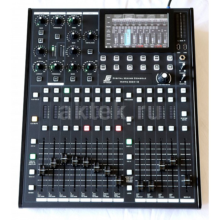 S-Track Hippo D2412 цифровой микшерный пульт. 12 мик/лайн XLR/TRS