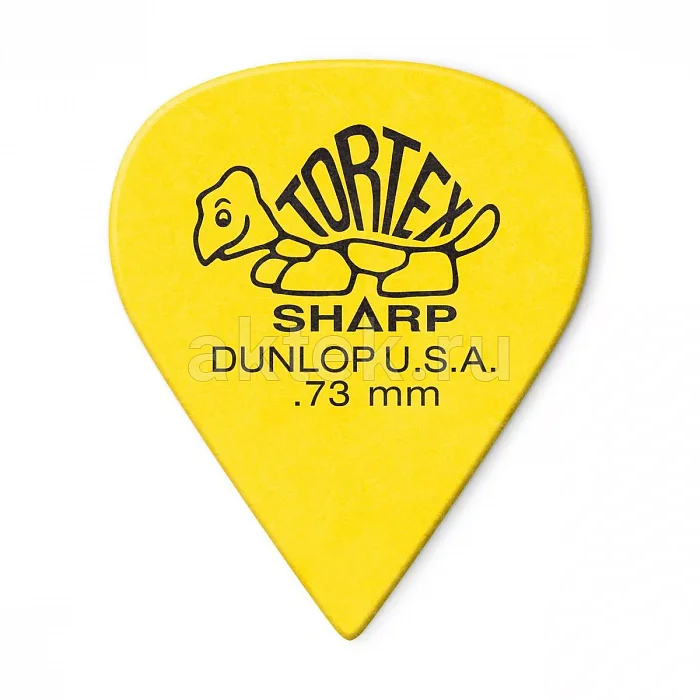 Dunlop 412R073 Tortex Sharp 72Pack медиаторы, 0,73 мм, 72 шт