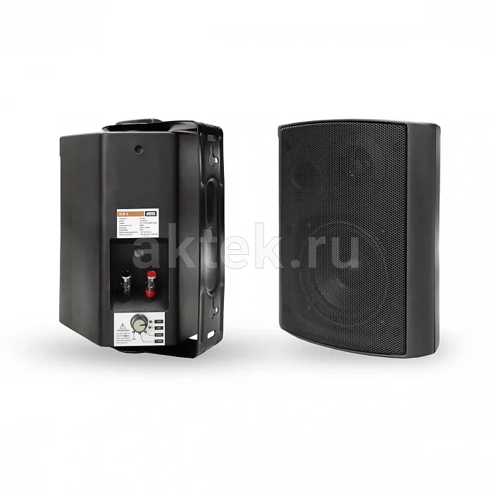 Nordfolk ICE-4bl настенный громкоговоритель, черный, 20 Вт