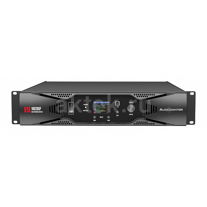 Audiocenter UTA1802DSP 2-канальный усилитель мощности с DSP