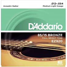 D'Addario EZ920 струны для акустической гитары, 12-54