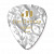 Dunlop 483P04HV Celluloid White Pearloid Heavy медиаторы, целлулоид, 12 шт