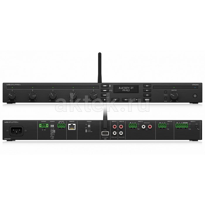 Lab.gruppen CPA2401 микшер-усилитель с Bluetooth и USB-плеером