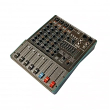 Nordfolk NFX-4USB аналоговый микшер, 4 ComboXLR-входа, 99 эффектов, Bluetooth 3