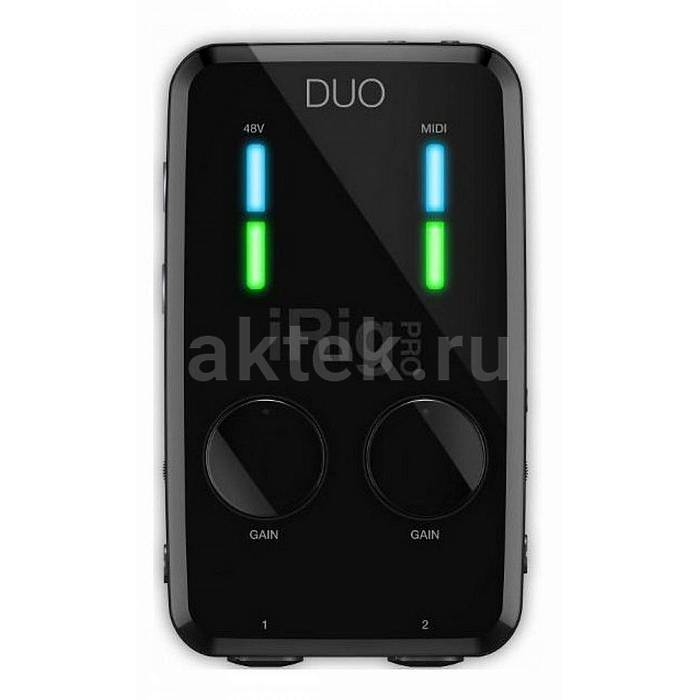 Компактный аудиоинтерфейс IK MULTIMEDIA iRig Pro DUO 2