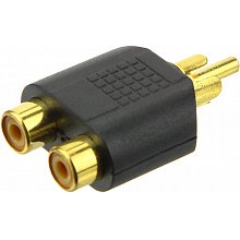 Переходник RCA "шт" - 2 x RCA "гн" G