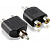 Переход RCA "шт" - 2 x RCA "гн"