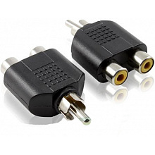 Переход RCA "шт" - 2 x RCA "гн"