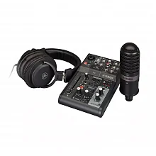 Yamaha AG03MK2 Black LSPK студийный комплект, черный, 3 канала
