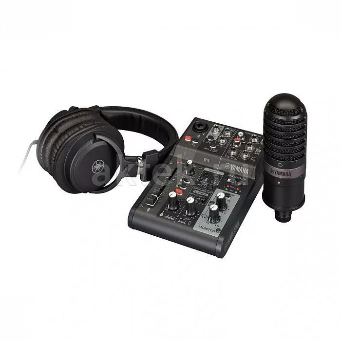 Yamaha AG03MK2 Black LSPK студийный комплект, черный, 3 канала