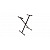 JamStands JS-500 клавишная стойка, крестообразная, чёрный