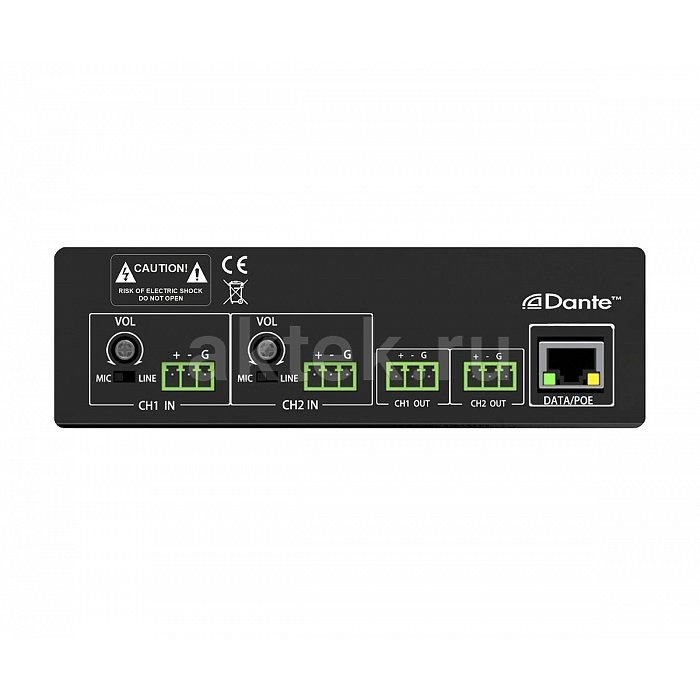 DSPPA DT2200 аудиоинтерфейс, Phoenix, Dante, PoE 3
