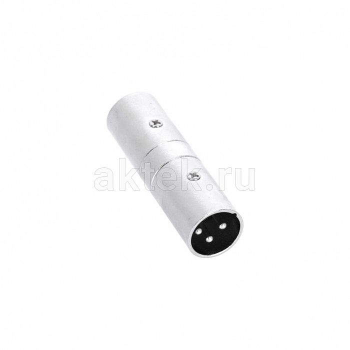 Adam Hall K4AXM3XM3 Silver адаптер XLR-M–XLR-M 2