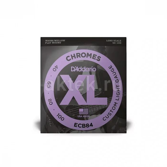 D'Addario ECB84 струны для бас-гитары, 40-100