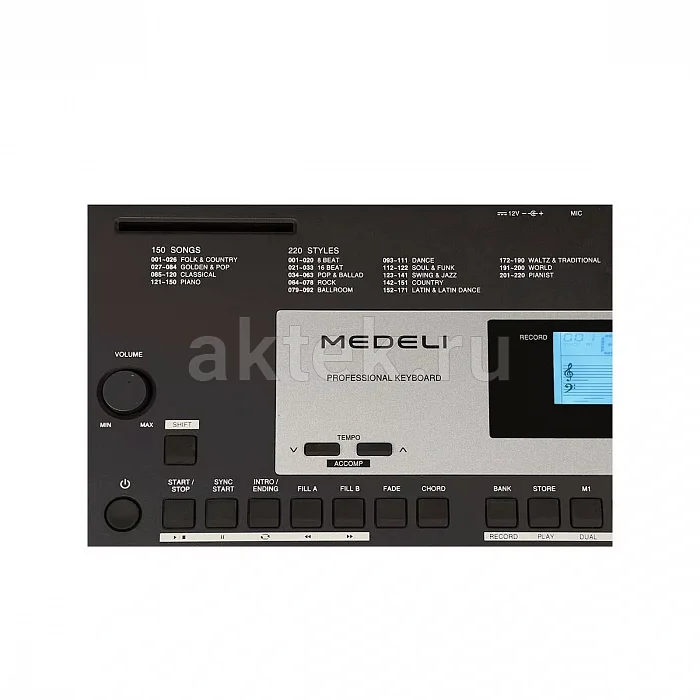 Medeli M331 синтезатор, 61 клавиша, 128 голосов, 633 тембра 5