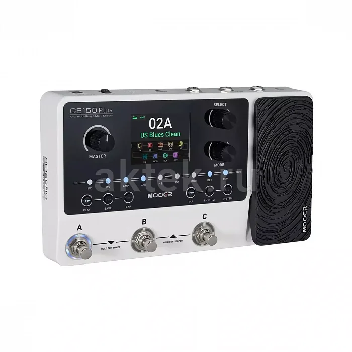 Mooer GE150 Plus гитарный процессор эффектов, 170 эффектов, педаль экспрессии 2
