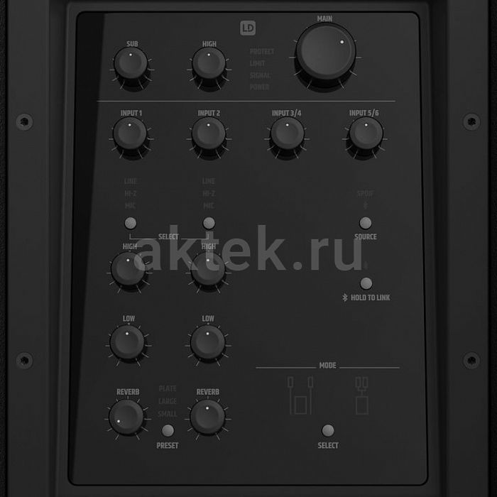 LD Systems DAVE 15 G4X активная PA-система 2.1 15дюймов/1030Вт 7