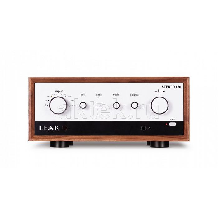 Leak Stereo 130 Walnut интегральный усилитель, 2×45 Вт, Bluetooth