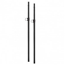 ECO TTS080 Black Pole with cover комплект стоек для тотемов