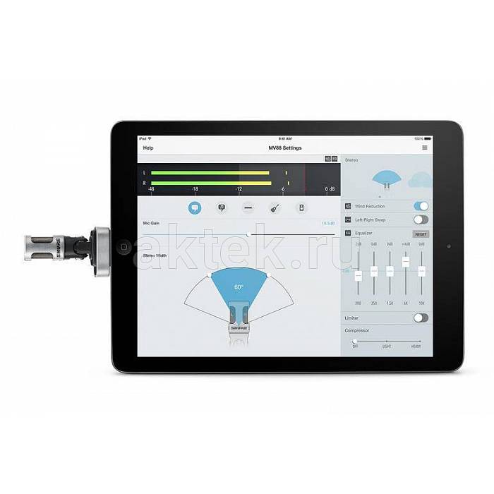 Цифровой микрофон для устройста Apple SHURE MOTIV MV88 2