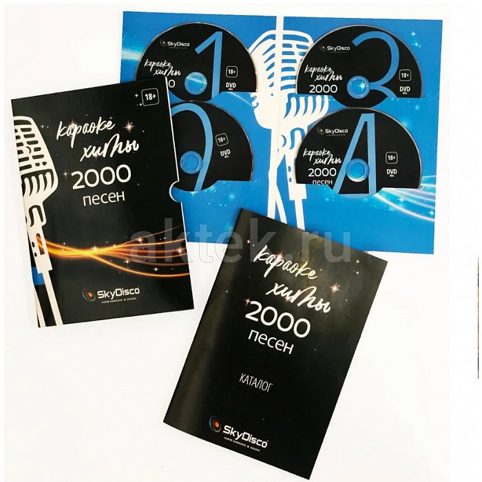 Караоке для дома SkyDisco Karaoke Home Set - 2.0: приставка с баллами, микрофоны, диск 2000 песен 3