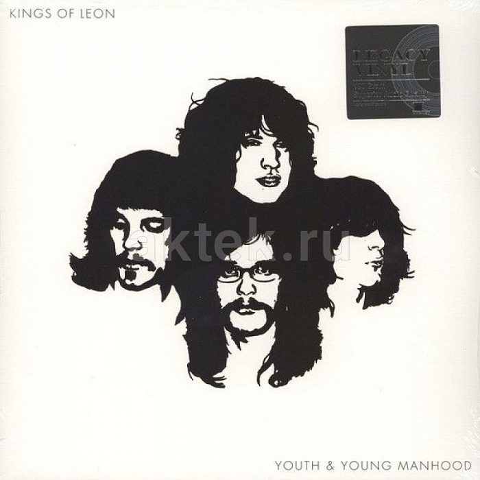 Виниловая пластинка KINGS OF LEON - YOUTH AND YOUNG MANHOOD 180 GRAM BLACK VINYL 12"