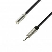 Adam Hall K4 BYW 0300 удлинитель TRS3.5-F-stereo–TRS3.5-M-stereo 3м