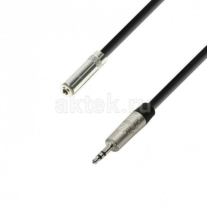 Adam Hall K4 BYW 0300 удлинитель TRS3.5-F-stereo–TRS3.5-M-stereo 3м