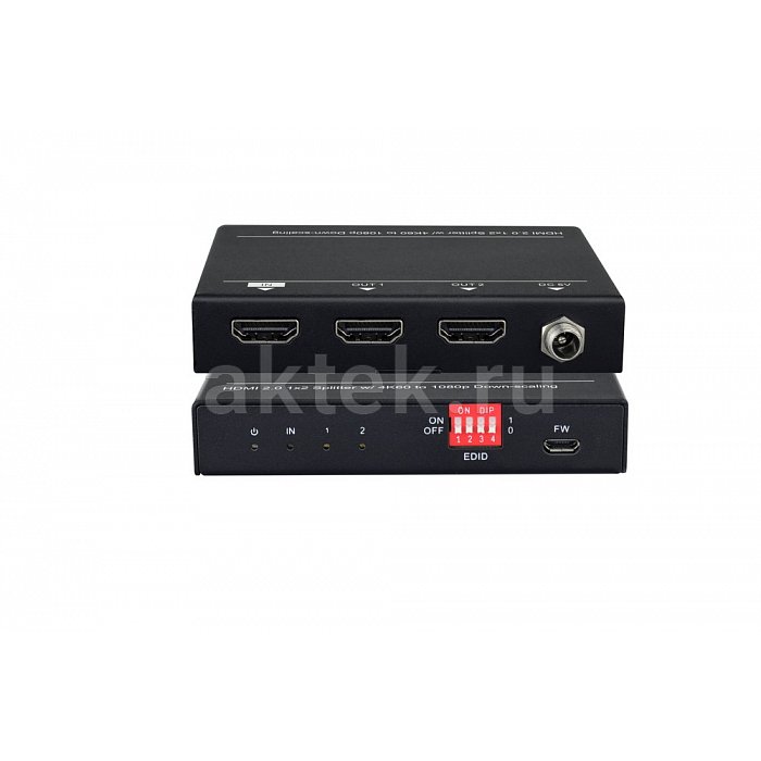 Digis SMI-12-2 HDMI2.0-усилитель-распределитель 1×2 4K60 18Гбит/с 2