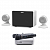 Домашнее профессиональное караоке EVOBOX PLUS Silver + Sphere 2.1 Pearl