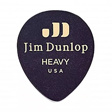 Dunlop 485R03TH Celluloid Black Teardrop Thin медиаторы, 72 шт