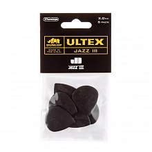 Dunlop 427P200 Ultex Jazz III 6Pack медиаторы, 2 мм