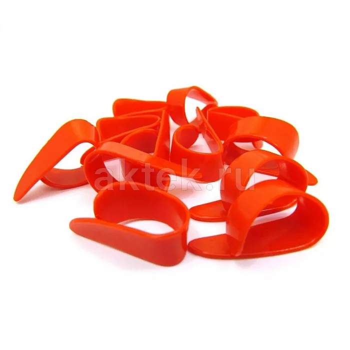 Dunlop 9051R Plastic Thumbpick Red 12Pack медиатор-коготь, жесткие, 12 шт