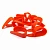 Dunlop 9051R Plastic Thumbpick Red 12Pack медиатор-коготь, жесткие, 12 шт