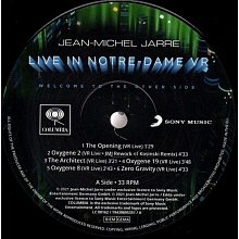 Виниловая пластинка JEAN-MICHEL JARRE - WELCOME TO THE OTHER SIDE 180 GRAM BLACK VINYL 12" 3