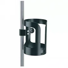 K&M 16022-000-55 держатель бутылки для микрофонной стойки, стальной, чёрный