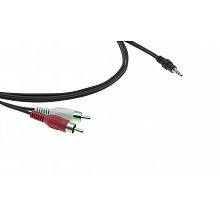 Kramer C-A35M/2RAM-10 кабель TRS3.5–2×RCA 3м