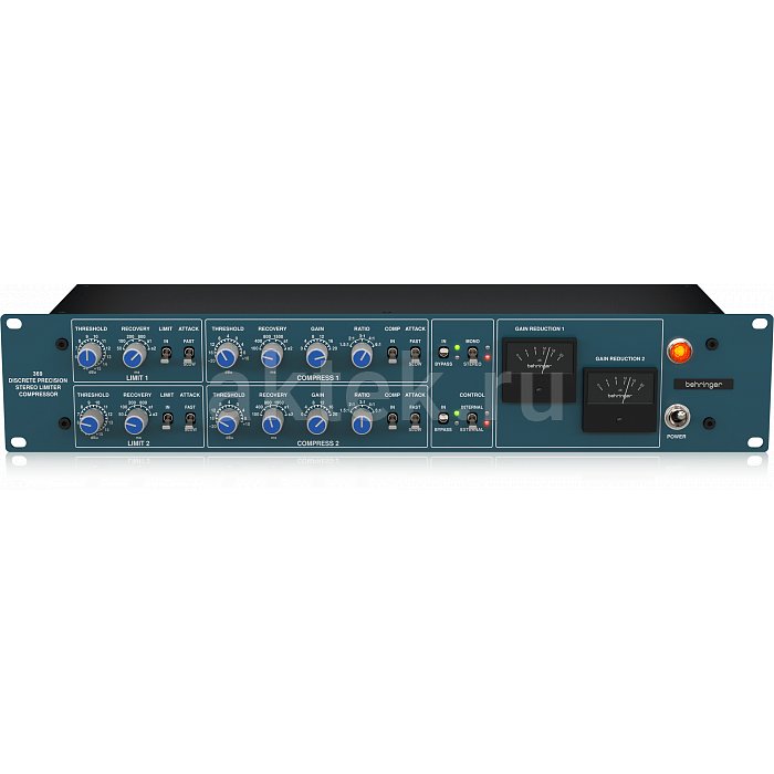 Behringer 369 Классический 2-канальный прецизионный стереокомпрессор 5