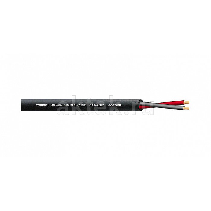Cordial CLS 240 FRNC акустический кабель 2x4,0 мм², 9,3 мм, чёрный