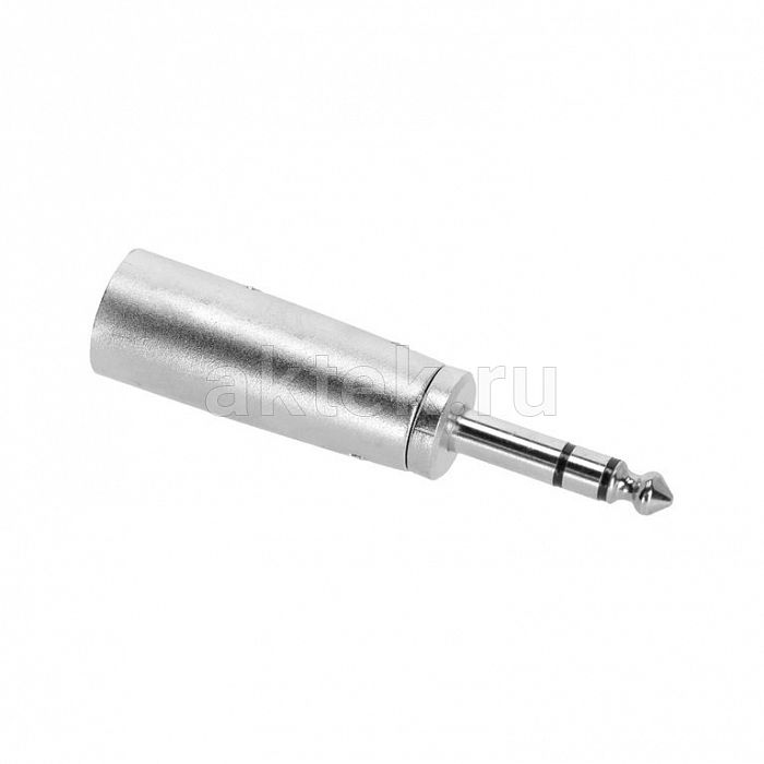 Adam Hall K4AJM3XM3 Silver адаптер TRS6.3-M-stereo–XLR-M 7