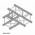 Dura Truss DT 24 T35 Т-образная секция фермы, 90°