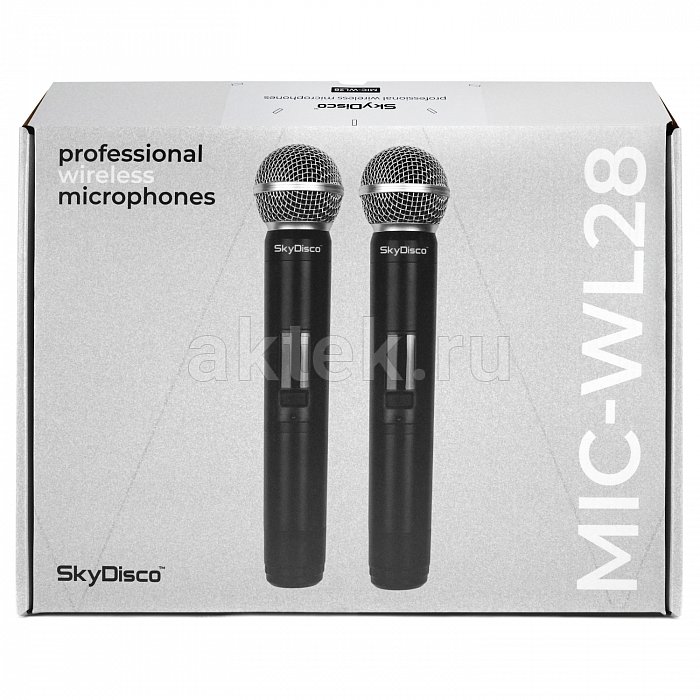 Беспроводные микрофоны для караоке SkyDisco MIC-WL28 15