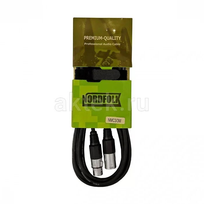Nordfolk NMC3/5 микрофонный кабель XLR, Ø6 мм